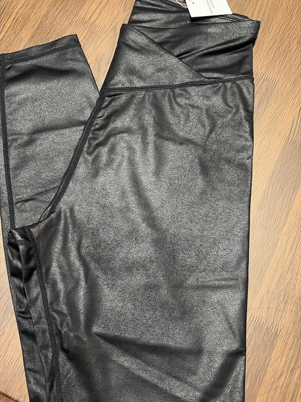 Black Faux Leather Leggings